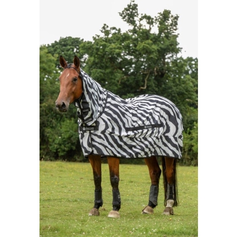 Bucas Eczeemdeken Sweet Itch Zebra Zebra - 120/160