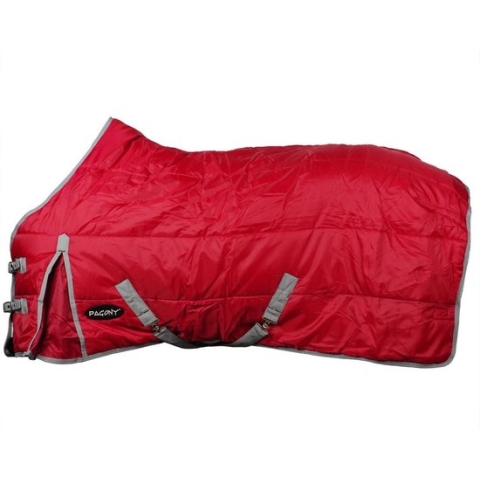 Pagony Deluxe II staldeken Rood maat:195