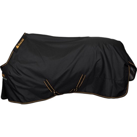 Bucas Regendeken Irish Turnout Light -  Black/Gold - 185