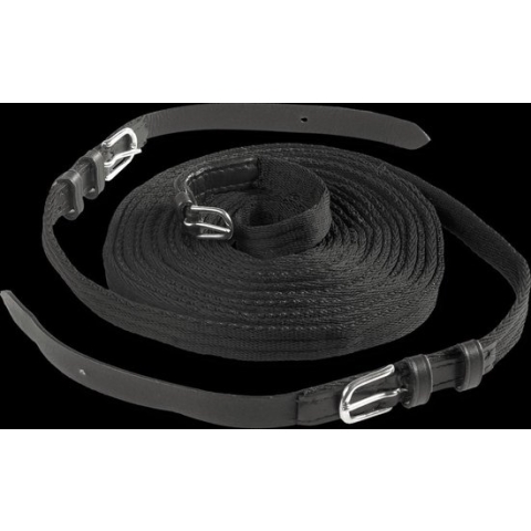 Waldhausen enkelspan teugels webband zwart Cob