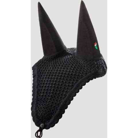 Equiline Ruben - Soundless Fly Veil With Fastening Loop - Black - Maat Full