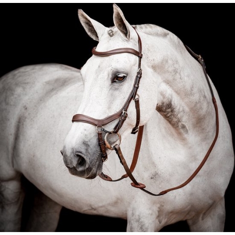 Horseware Micklem 2 Competition hoofdstel - maat Cob - dark havana