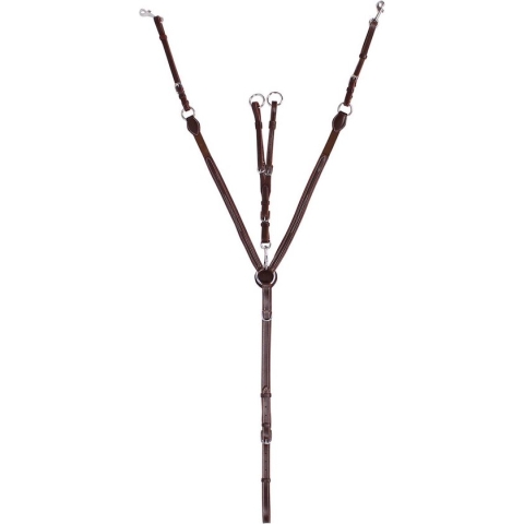 Qhp Borsttuig Luxe Lichtbruin - paard