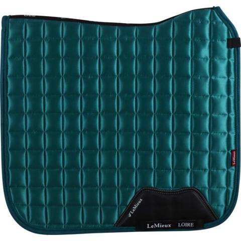 Lemieux Zadeldek Loire Classic Satin Ds Middengroen - Middengroen - dressuur Paard