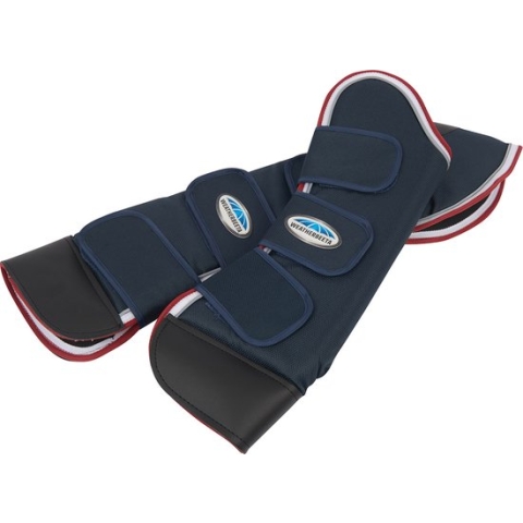 Weatherbeeta Transportbeschermers Deluxe Donkerblauw-rood - pony