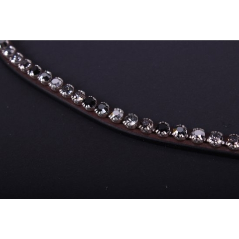 Presteq Frontriem Shinebright Zwart - paard