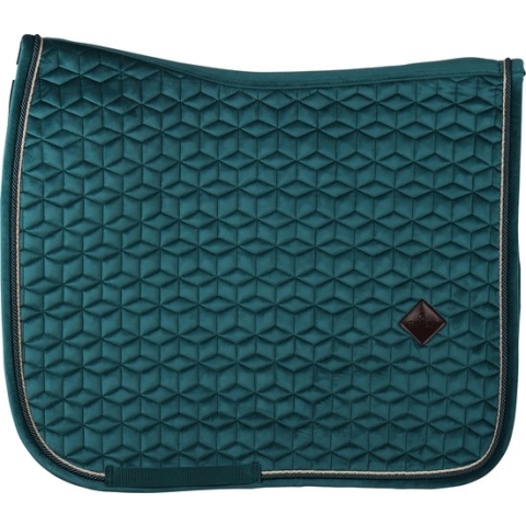 Kentucky Zadeldek Fluweel Pony - maat Pony - emerald