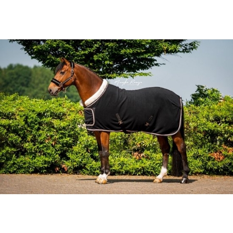 HB Polar 400 Dutch Crown Europe Showdeken Rosegold - maat 105/145 - black/rosegold
