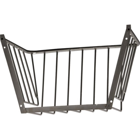 Excellent Hooiruif - Mooie grote hooiruif voor uw paard - Rechthoekig - Geschikt voor paarden - B70xL51xD45 cm - Metaal - Zilver