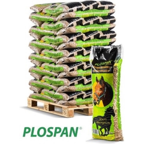 Plospan Paardenbox Houtkorrels (naaldhout) 56 stuks a 14kg.