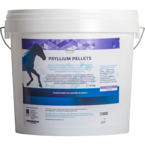 Floris Psyllium Pellets (brokjes) voor paarden 3.3 kg