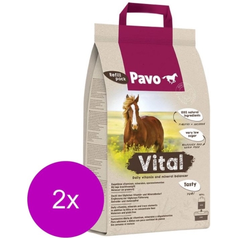 Pavo Vital Navulzak Emmer - Voedingssupplement - 2 x 8 kg