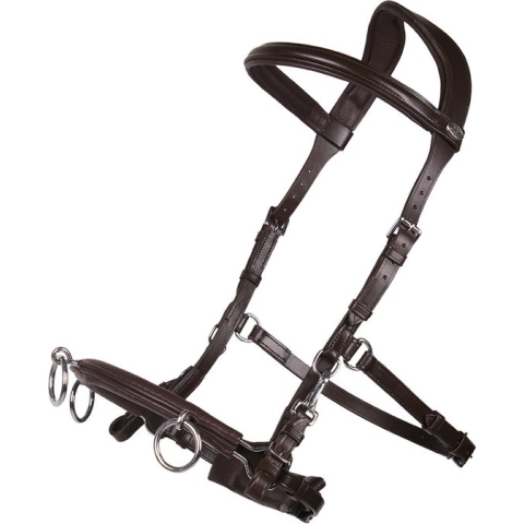QHP Kaptoom leer - maat X-Full - brown
