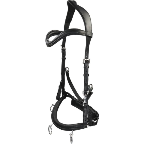 Free Horse Kaptoom Leer Zwart - pony