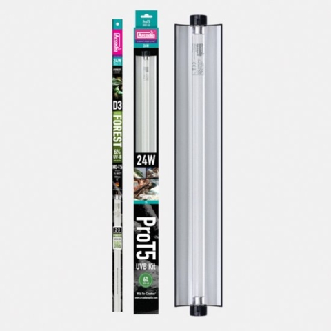 Pro T5 UVB Kit, 6% UV Lamp - 24W