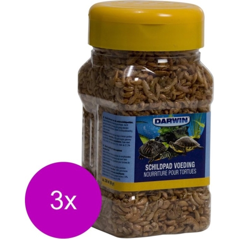 Darwin Schildpad Voeding - Voer - 3 x 1 l