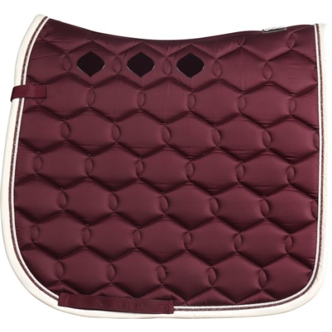 Eskadron Zadeldek Glossy Wave Contrast Donkerrood - Donkerrood - veelzijdigheid Paard