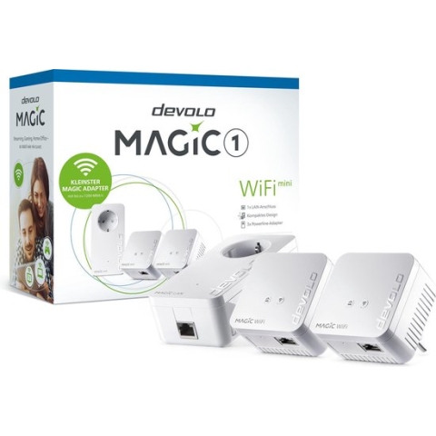 Devolo Magic 1 WiFi mini Network Kit 1200 Mbit/s Ethernet LAN Wi-Fi Wit