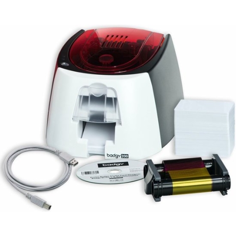 Evolis Badgy200 plastic kaart printer Verf-sublimatie/thermische overzetting Kleur 260 x 300 DPI