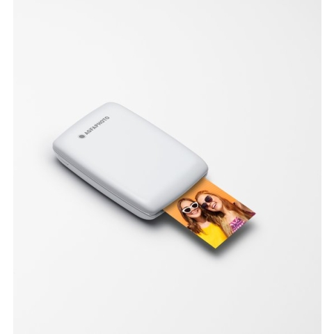 "AgfaPhoto Mini P.2 - Imprimante Portable Zink pour Photos Instantanées - Impression Facile et Rapide - Imprimante Photo Portable sans Encre pour Smartphones et Tablettes"