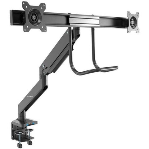 Schermtafel Support Startech ARMSLIMDUAL2USB3 17-32 Zwart