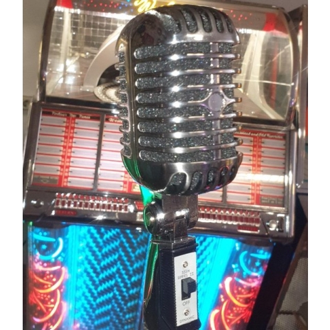 Tip top vintage audio Retro microfoon chroom