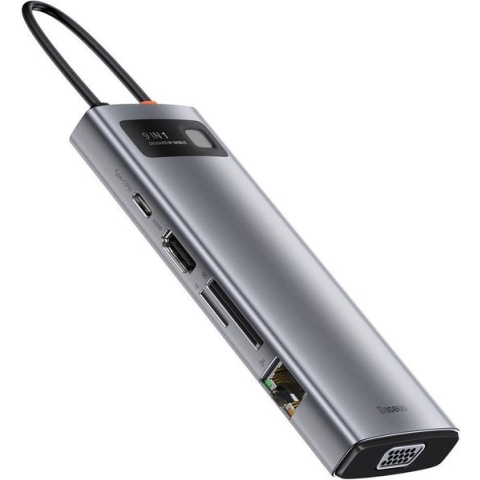 Baseus USB-C 9-in-1 Multifunctionele Hub Station