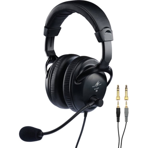 Monacor BH-009 Headset Zangmicrofoon Incl. windkap