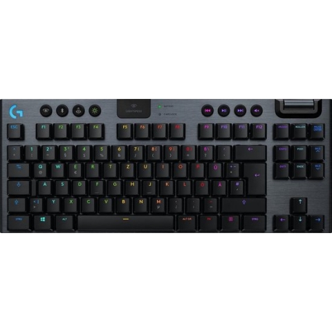 Logitech G G915 Tkl toetsenbord USB QWERTZ Duits Koolstof