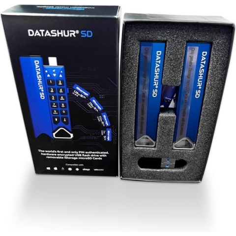 iStorage datAshur SD flashdrive (module) - Dual Pack - exclusief iStorage MicroSD Card - inclusief KeyWriter licentie