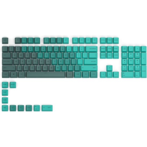 Glorious PC Gaming Race GPBT - Keycapset - VS-indeling - Rain Forest