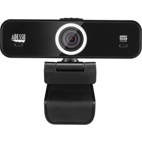 Adesso CyberTrack K1 webcam 2,1 MP 1920 x 1080 Pixels USB 2.0 Zwart