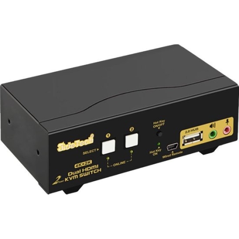 Auto detection Dual Monitor HDMI KVM switch