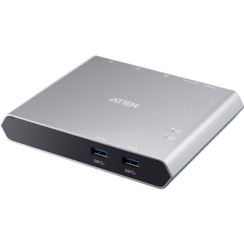2-Port USB-C Gen 1 Dock Switch with Power Pass-through