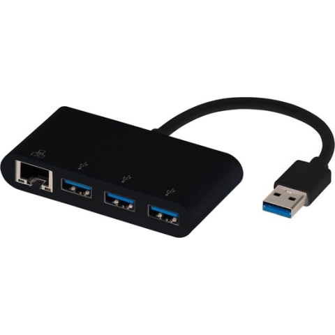 Vivanco USB 3.2 Gen 1 (USB 3.0) Adapter [4x RJ45-bus, USB 3.2 Gen 1 bus A (USB 3.0) - 1x USB 3.2 Gen 2 stekker A​ (USB