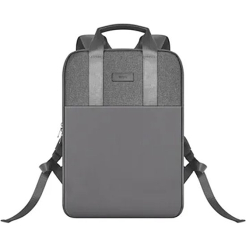 WIWU - Laptoptas 15.6 Inch - Rugtas Met Verstelbare Schouderbanden - Grijs