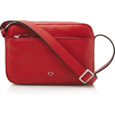 Castelijn & Beerens - Babette Nappa Nappa Crossbody Zip | rood -