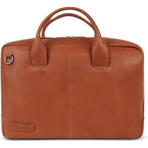 Plevier Gherkin laptoptas 15.6 inch cognac.