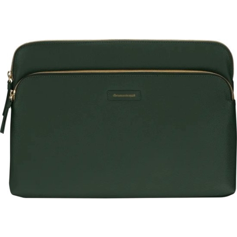 dbramante1928 Paris+ Sleeve - Laptop hoes 13 inch - Echt leer - MacBook Pro / Air 13 inch - Evergreen