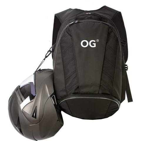 OG Original EZ-Rider PRO Motor-Rugzak, Motorfiets-Rugzak, Waterdicht, Zwart, Vergrootbaar 28/35L, Motorhelm-Rugtas, Helm Tas, Antidiefstal, Laptop, Reflecterend