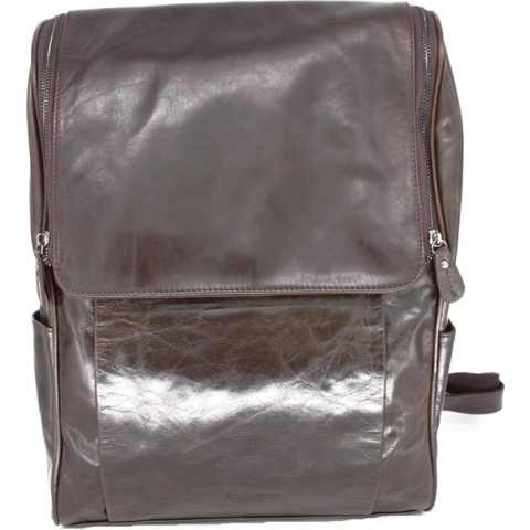 Leren Rugzak - Rugtas - 16.4 inch Laptoptas - Schoudertas- Handtas - 180° North - Jarff Rivers