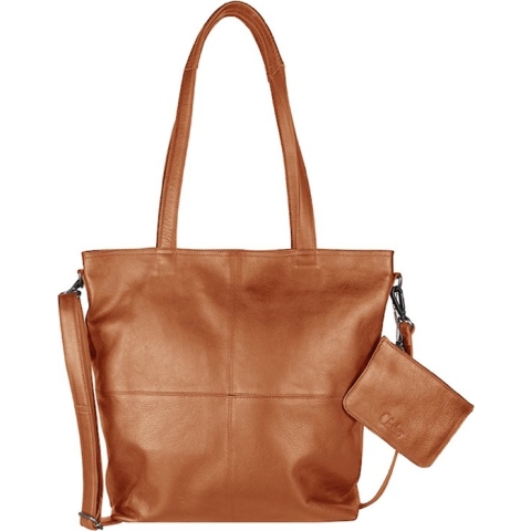 Chabo Bags -Street OX Kate - Shopper - Laptoptas - Leer - Bruin