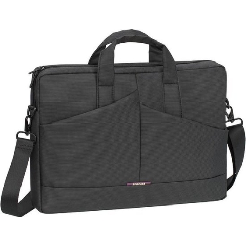 RivaCase 8731 Diagonal Plus Laptop tas 15.6 / 6 inch Grijs