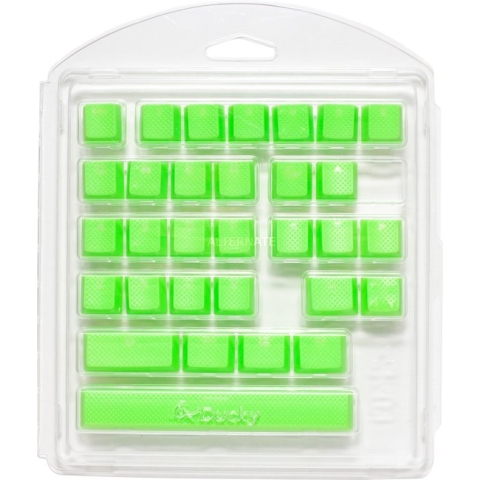 Ducky Keycap set Rubber 31 KeysGreen