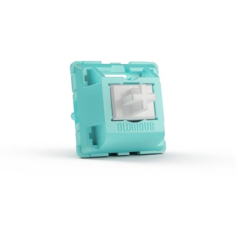 Lynx switches - Toetsenbord shakelaars - 36 stuks - Lubed - blauw/wit