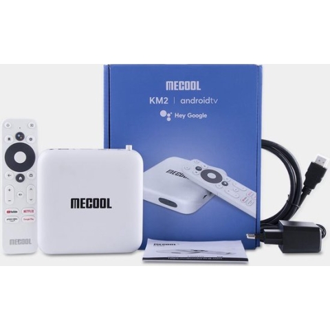 Mecool KM2 Android 10 TV box Netflix 4K, ZiggoGO 4K, Prime Video 4K, Disney Plus 4K en Videoland kijken in 4K Bluetooth 2.4 & 5g Wifi