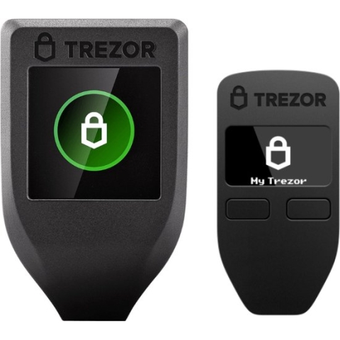 Trezor Back Up Bundel - Trezor T + Trezor One - Hardware Wallet - Voordeelbundel - Zwart