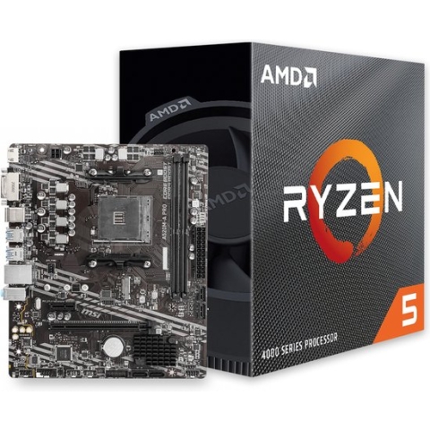 Bundel: MSI A520M-A PRO Moederbord + AMD Ryzen 5 4500 Processor