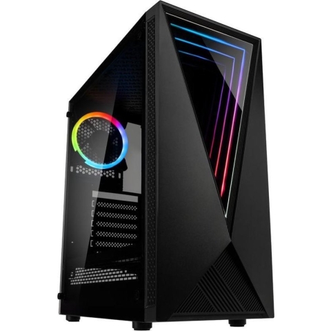 Kolink VOID RGB Midi-Tower Zwart Tempered Glass