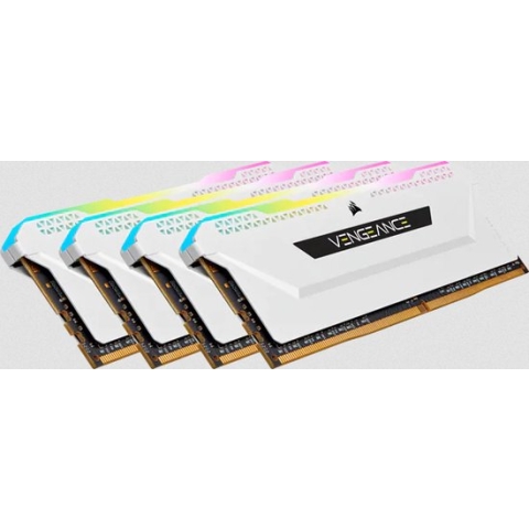 Corsair Vengeance RGB Pro CMH64GX4M4D3600C18W, 64 GB, 4 x 16 GB, DDR4, 3600 MHz, 288-pin DIMM